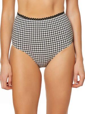 Jessica Simpson Retro High-waist Swim Bottoms