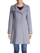 Trina By Trina Turk Kate A-line Double-breasted Coat