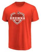 Majestic Cleveland Browns Nfl Primary Receiver Cotton Tee