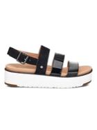 Ugg Braelynn Suede & Leather Flatform Sandals