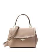 Michael Michael Kors Scalloped Leather Crossbody Bag