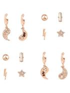 Bcbgeneration Bff 6-pair Rose Goldtone & Crystal Yin Yang Drop & Stud Earrings