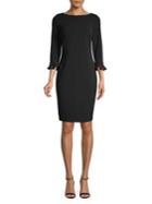 Calvin Klein Three-quarter Sheath Dress