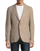 Black Brown Classic Button-front Jacket