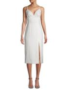 Finders Keepers V-neck Midi Dress