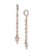 Givenchy Faceted Stone Linear Earrings