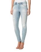 Miraclebody Faith Skinny-fit Distressed Denim Pants