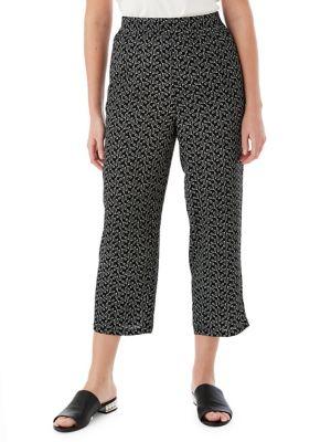 Olsen Anna Cropped Printed Pants