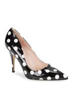 Kate Spade New York Licorice Dotted Leather Pumps