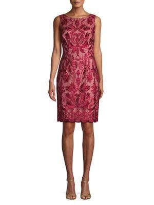 Calvin Klein Lace Sleeveless Sheath Dress
