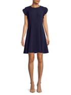 Vince Camuto Ruffle Fit-&-flare Dress