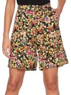 Rafaella Floral Printed Wide-leg Shorts