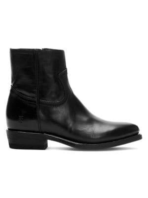 Frye Billy Zip Leather Booties