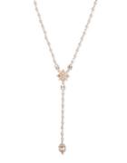 Marchesa Pearl And Crystal Studded Y-necklace