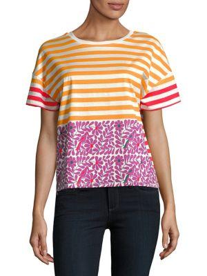 Weekend Max Mara Multi-print Cotton Tee