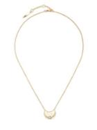 Sole Society Updated Textured Fashion & Stones Crystal Pendant Necklace