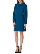 Tahari Arthur S. Levine Crepe Roll-neck Shift Dress