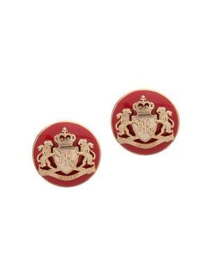 Lauren Ralph Lauren Crest Stud Earrings