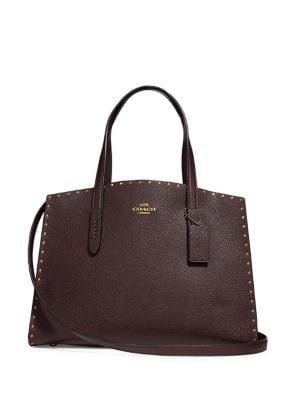 Coach Charlie Border Rivets Carryall