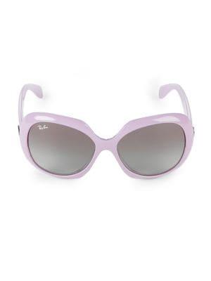 Ray-ban 55mm Butterfly Oversized Sunglasses