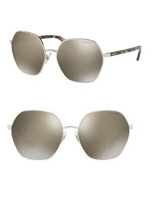 Ralph By Ralph Lauren Eyewear 60mm Mirrored Sunglasses