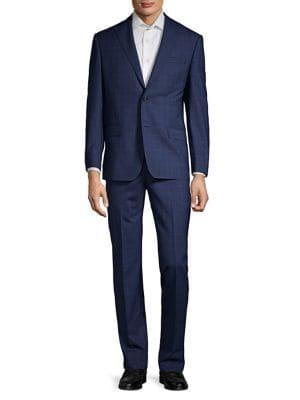 Michael Kors Wool 2-piece Windowpane Suit