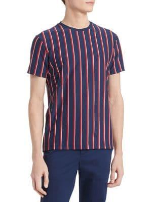 Calvin Klein Striped Short-sleeve Cotton Tee