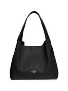 Coach Magnetic-snap Leather Hobo Bag