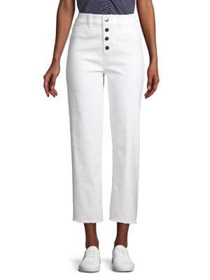 Design Lab Button-front Wide-leg Pants