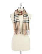 Lord & Taylor Plaid Cashmere Scarf