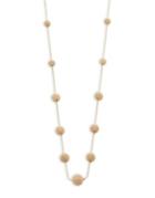 Anne Klein Stationed Ball Single Strand Necklace