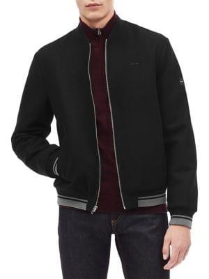 Calvin Klein Wool-blend Bomber Jacket