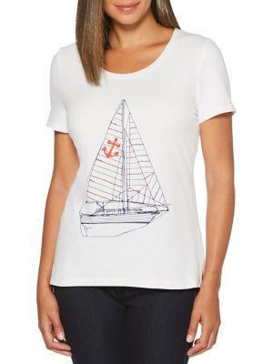 Rafaella Sailboat Short-sleeve Tee