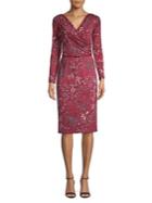 Max Mara Studio Ruby Floral Belted Jersey Dress
