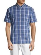 Brooks Brothers Red Fleece Plaid Broadcloth Short-sleeve Shirt