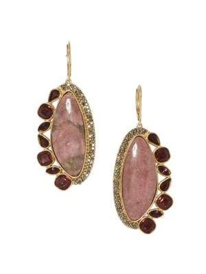 Sole Society Organic Stone Drama Earrings