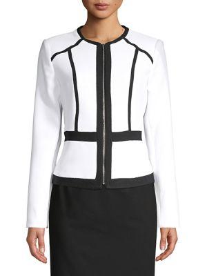 Calvin Klein Trimmed Zip-up Jacket
