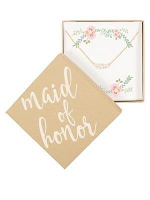 Cathy's Concepts Maid Of Honor Three Pearl Bracelet