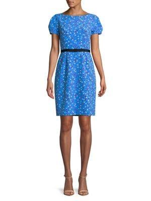 Imnyc Isaac Mizrahi Dotted Sheath Dress