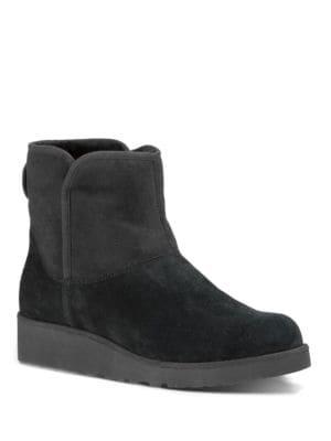 Ugg Kristin Slim Short Sheepskin Wedge Boots