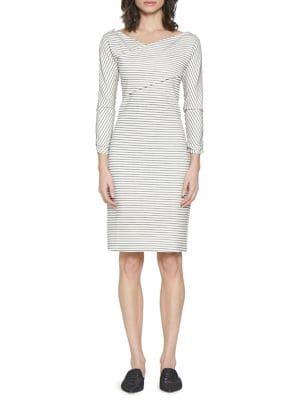 Walter Baker Denna Striped Midi Dress