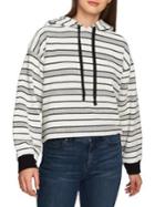 1.state Jacquard Knit Striped Hoodie
