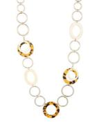 Trina By Trina Turk Core Goldtone Multi-ring Necklace