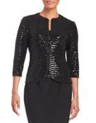 Alex Evenings Sequined Jacket And Tank Set