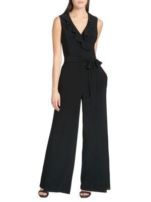 Tommy Hilfiger Jersey Ruffle Jump Suit