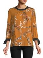 Ivanka Trump Easy Band Printed Top