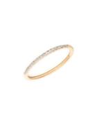 Adina Reyter 14k Yellow Gold & 0.01 Tcw White Diamond Pave Band Ring