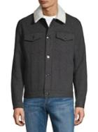 Michael Kors Sherpa-lined Track Jacket