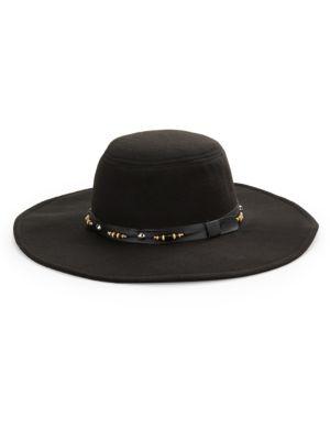 Design Lab Lord & Taylor Beaded Floppy Hat