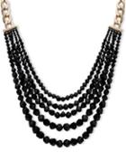 Anne Klein Crystal Beaded Multi-strand Necklace